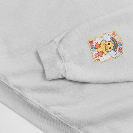 Be Nice or Duck Off Sweatshirt