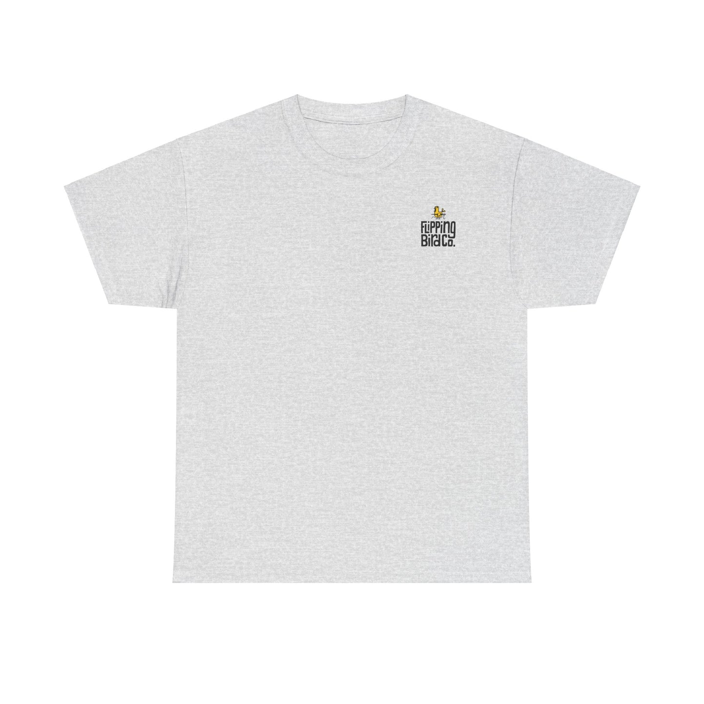 Unisex Heavy Cotton Tee - Duck You Graphic T-Shirt, Fun Skeleton Design