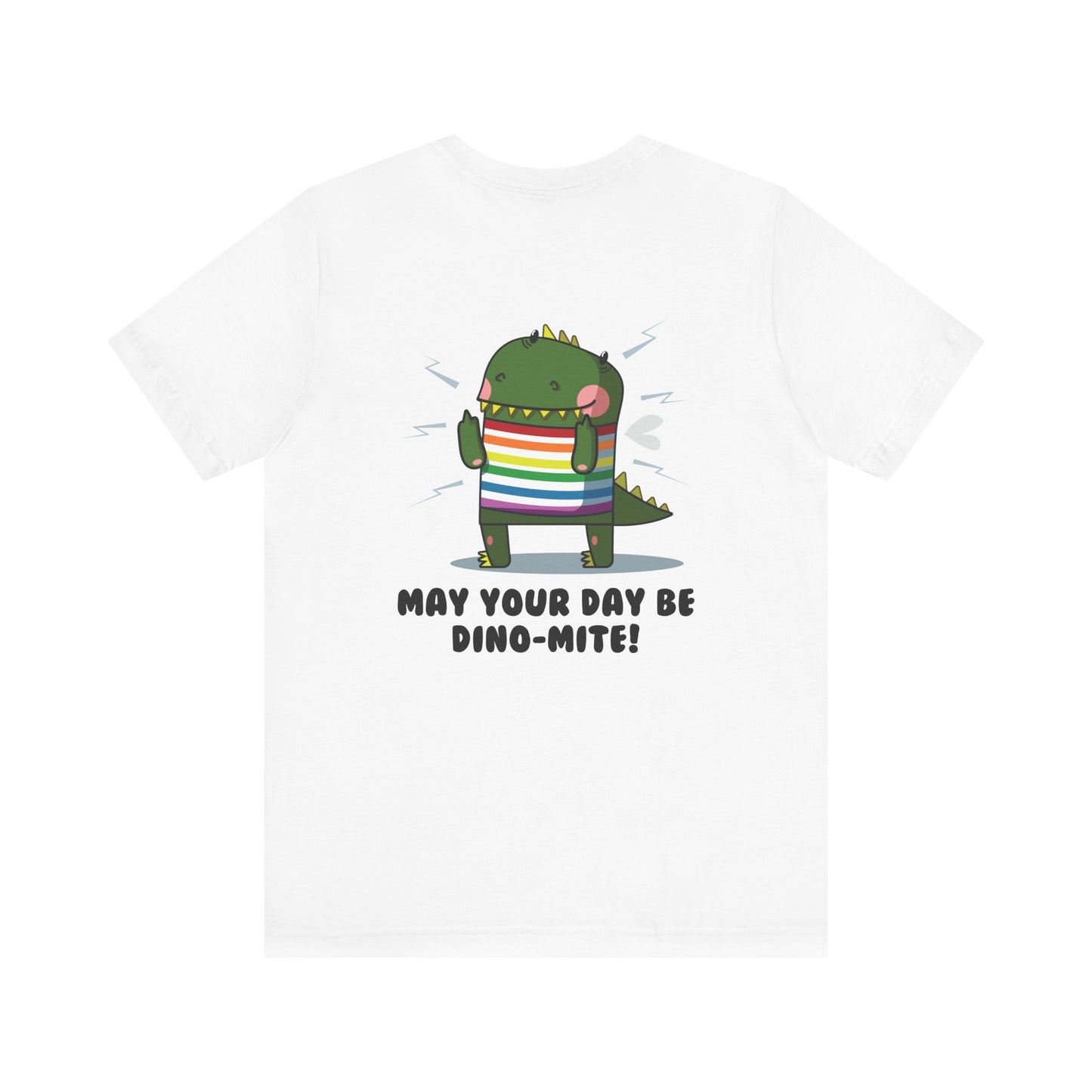 Dino-Mite Unisex Jersey Tee – Fun & Playful Graphic Shirt