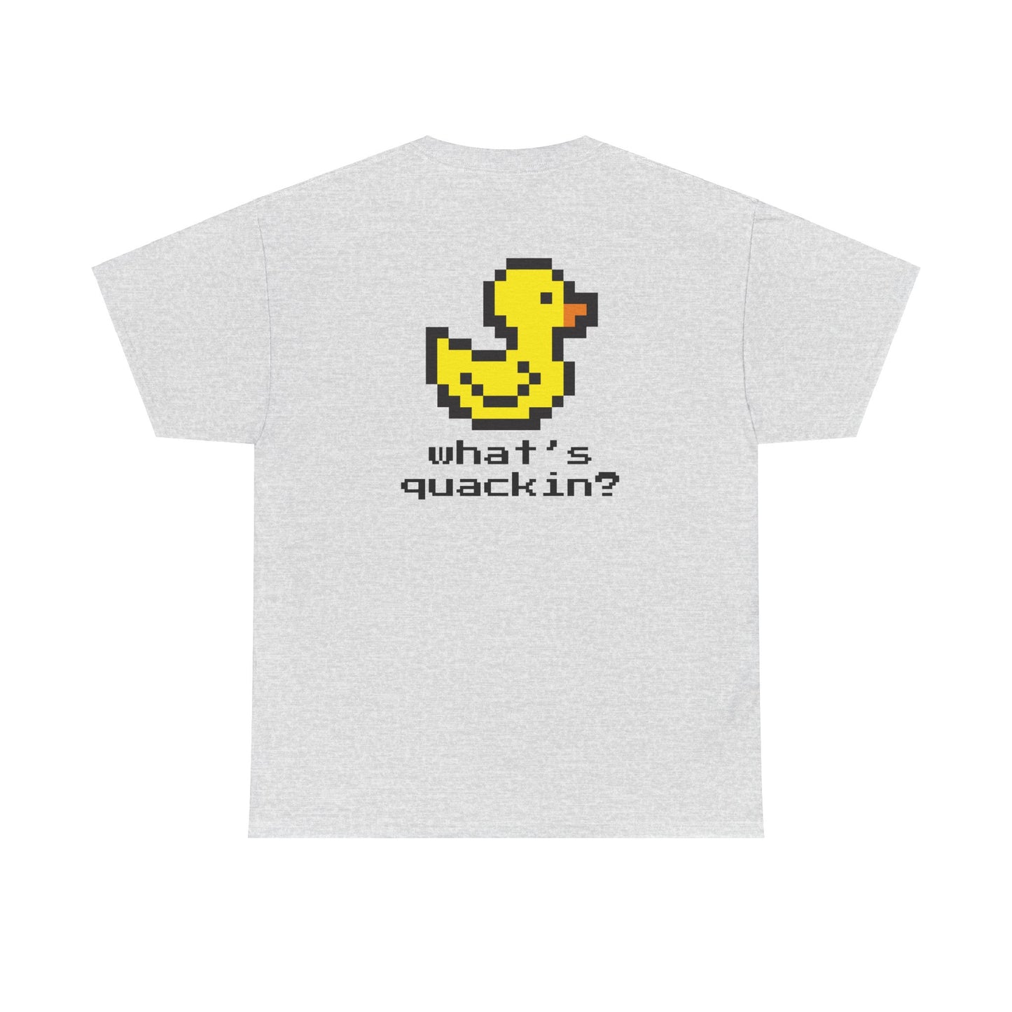 Retro Duck Graphic Unisex Heavy Cotton Tee - "What's Quackin'?"