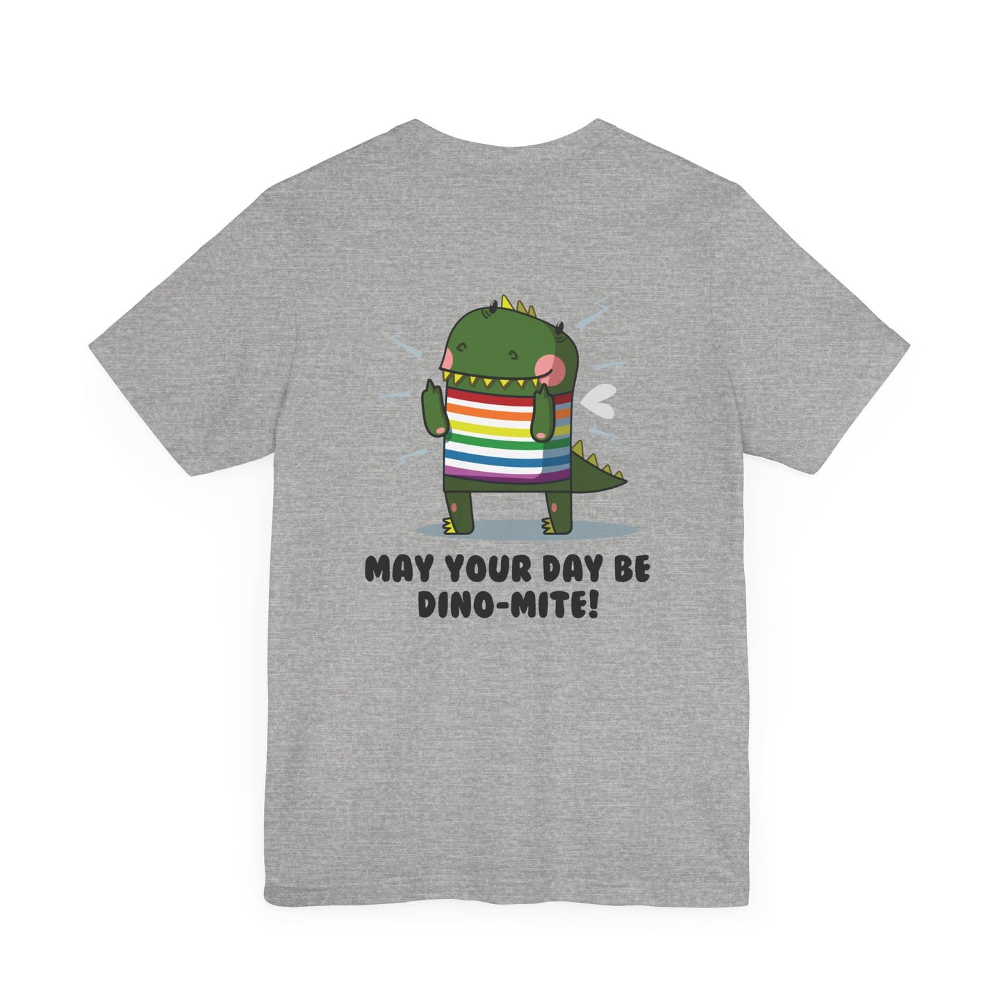 Dino-Mite Unisex Jersey Tee – Fun & Playful Graphic Shirt