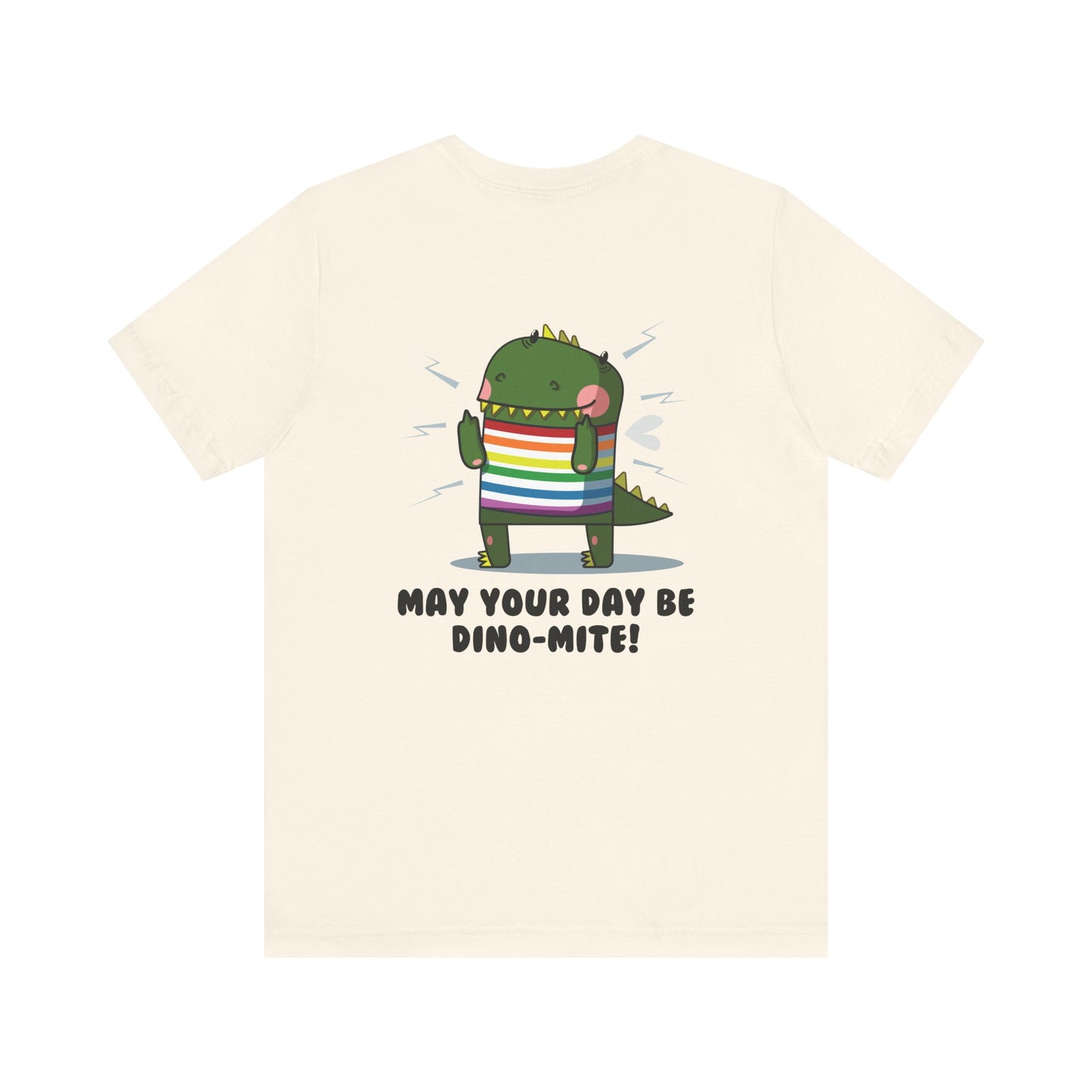 Dino-Mite Unisex Jersey Tee – Fun & Playful Graphic Shirt