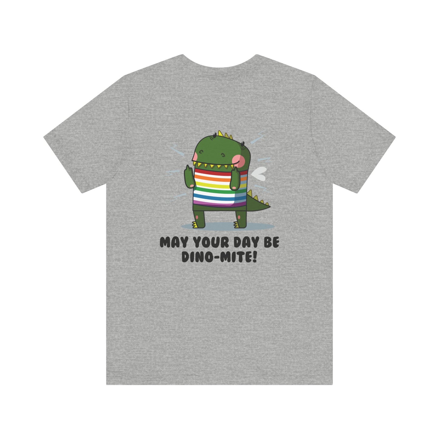 Dino-Mite Unisex Jersey Tee – Fun & Playful Graphic Shirt