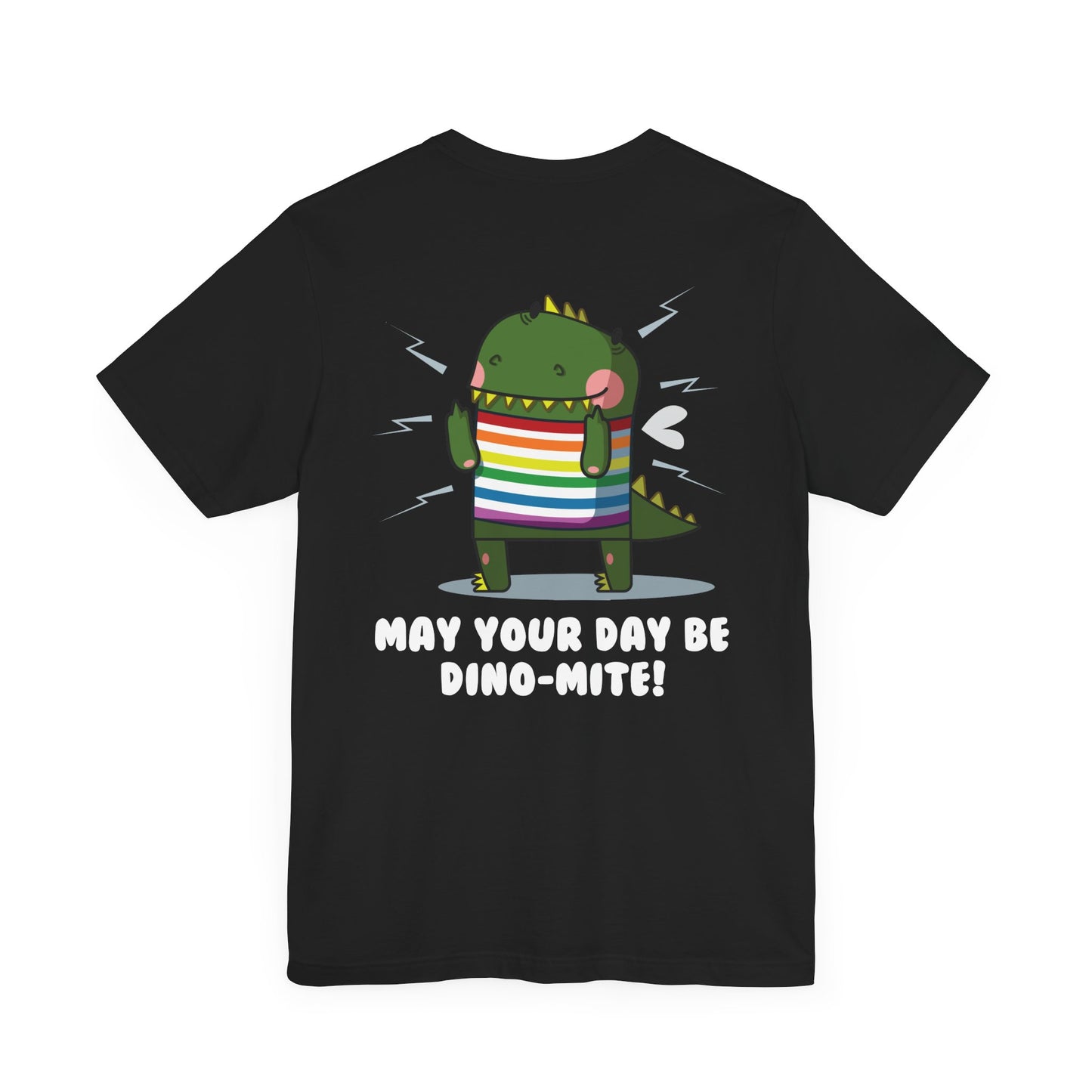 Dino-Mite Unisex Jersey Tee – Fun & Playful Graphic Shirt